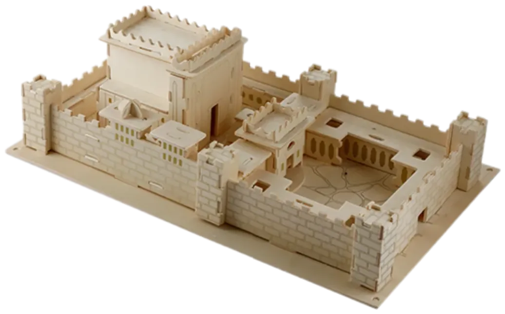 3D Beis Hamikdash model puzzle