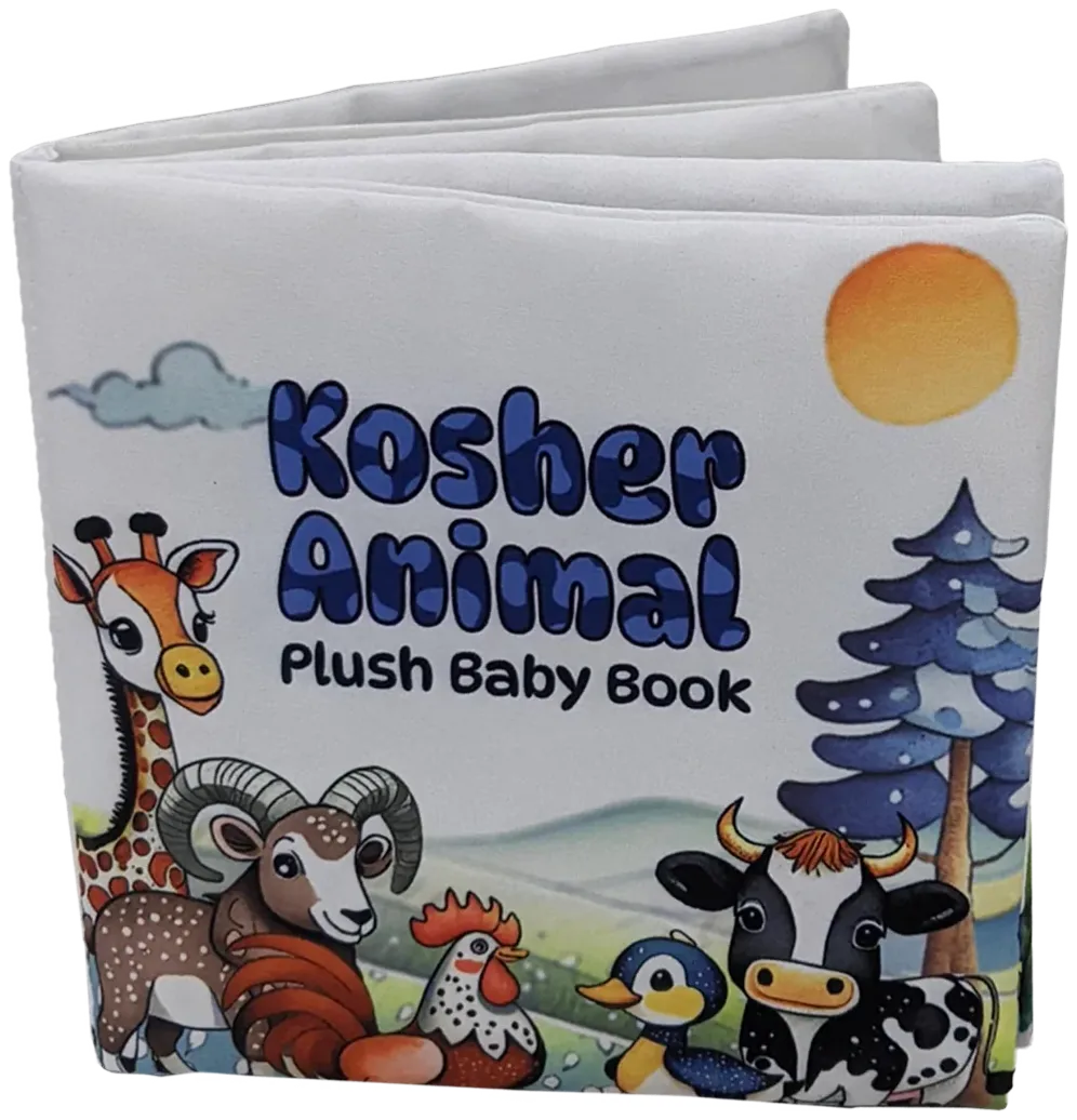 Kosher Animals plush baby book